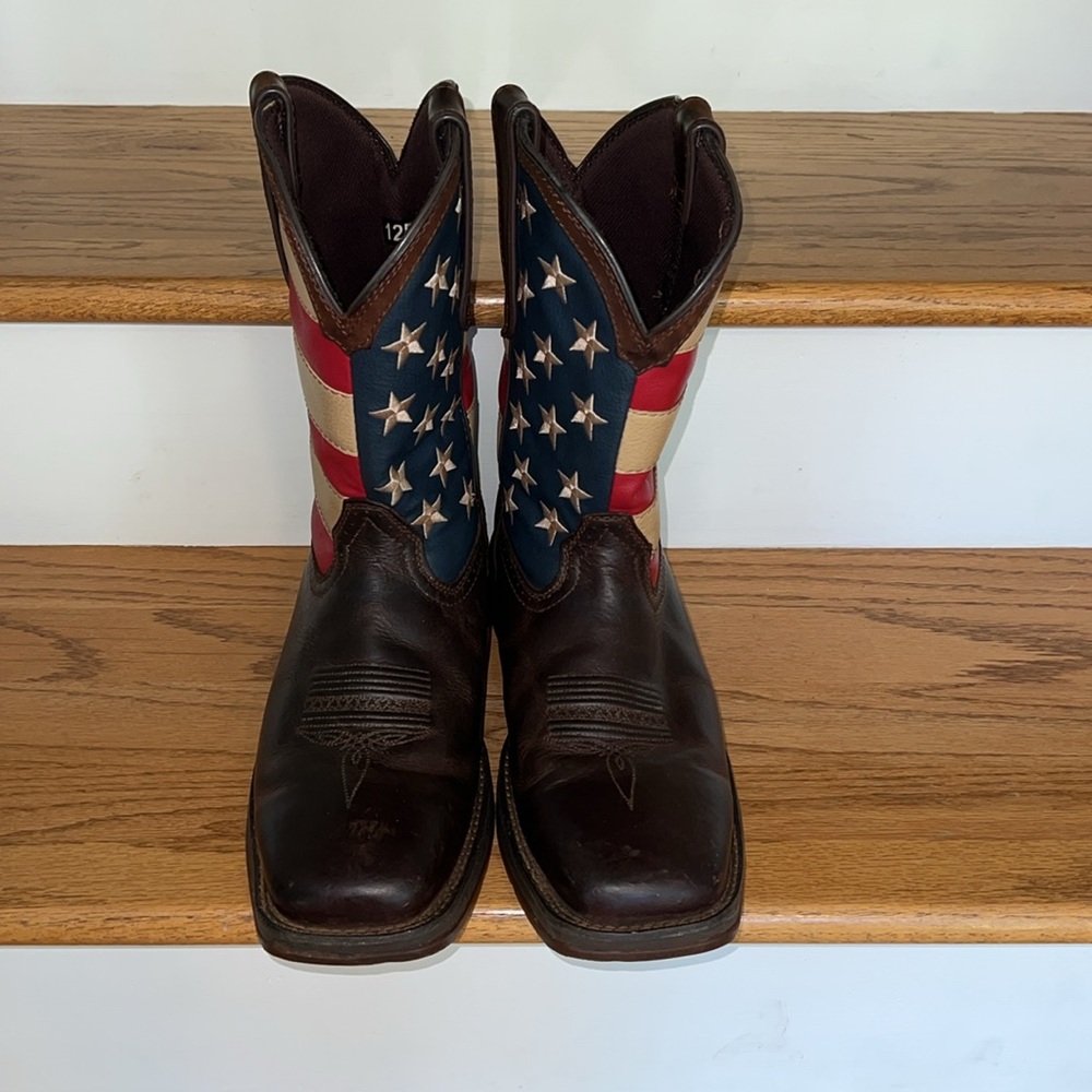 Durango Rebel American Flag Boots - Picture 2 of 7